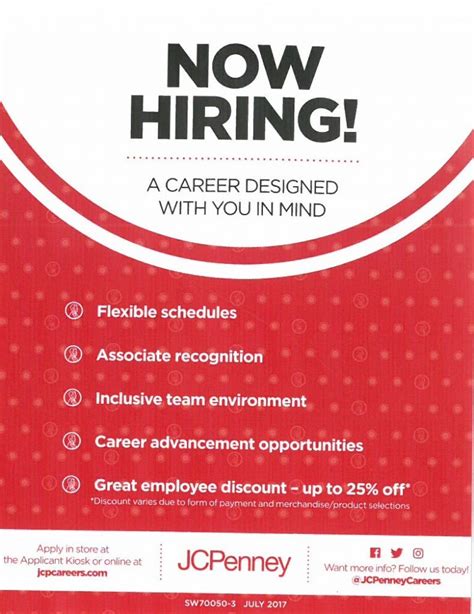  Applicants for employment who have a disability should call 1-888-879-2641 or email email protected to request assistance or accommodation. . Jcpenney hiring